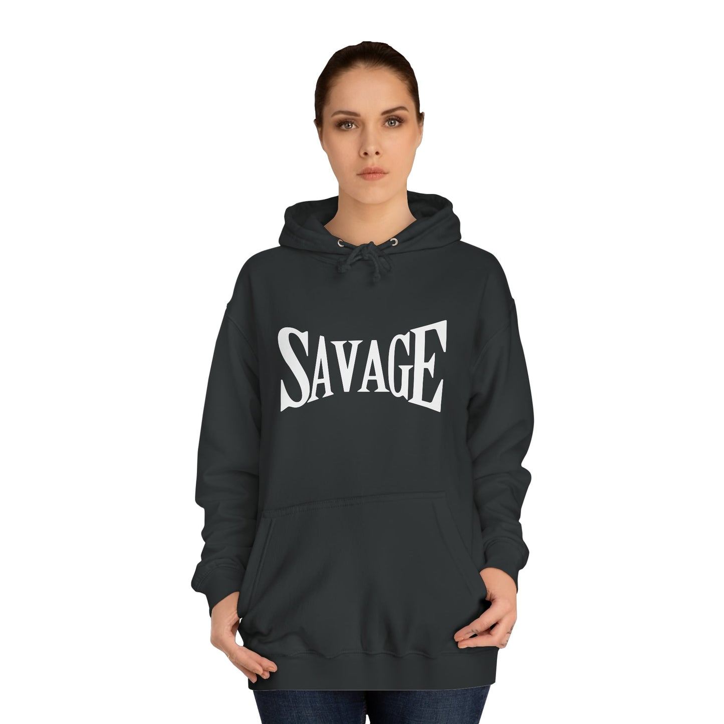 SAVAGE HOODIE  [ Print on demand available ]