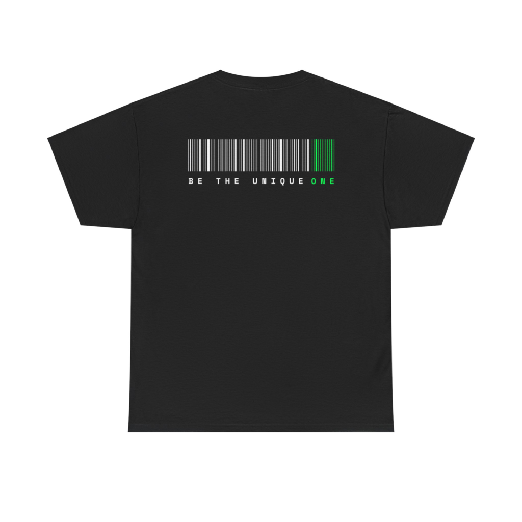 Melting Tee with Unique Barcode style