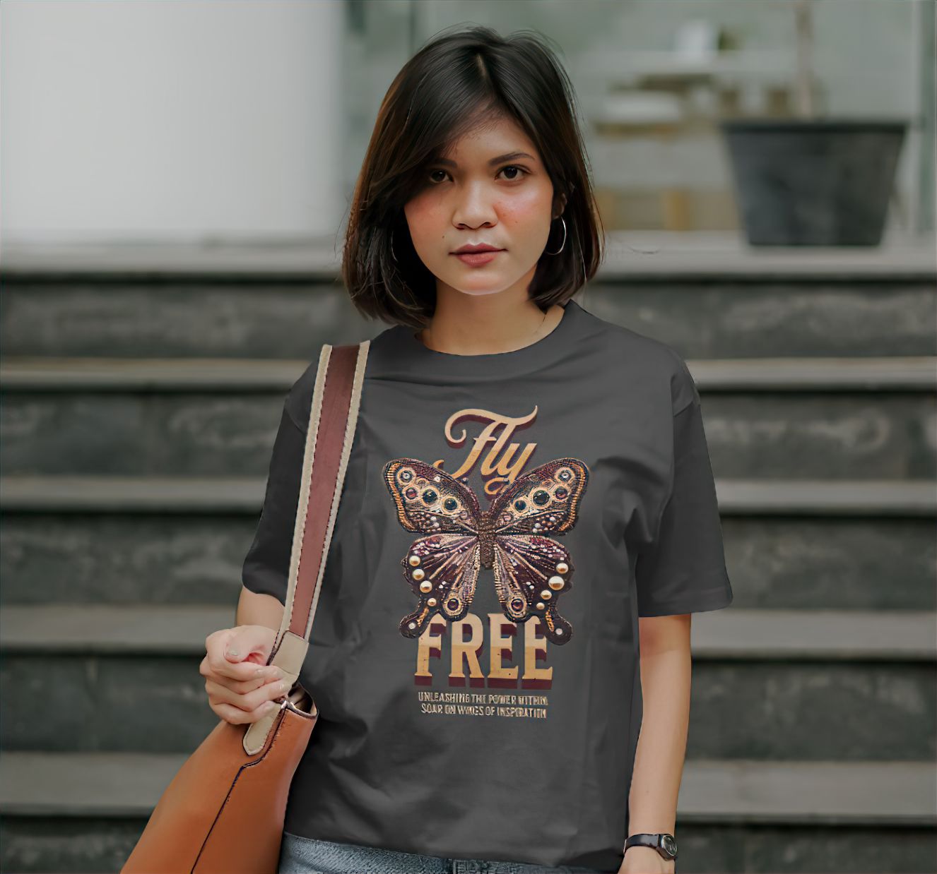 Butterfly T shirt with Premium Quality