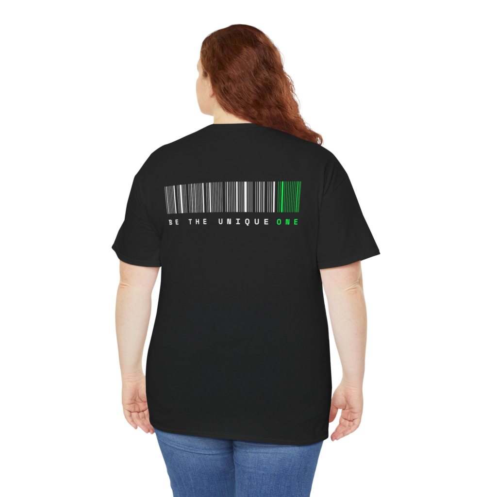 Melting Tee with Unique Barcode style